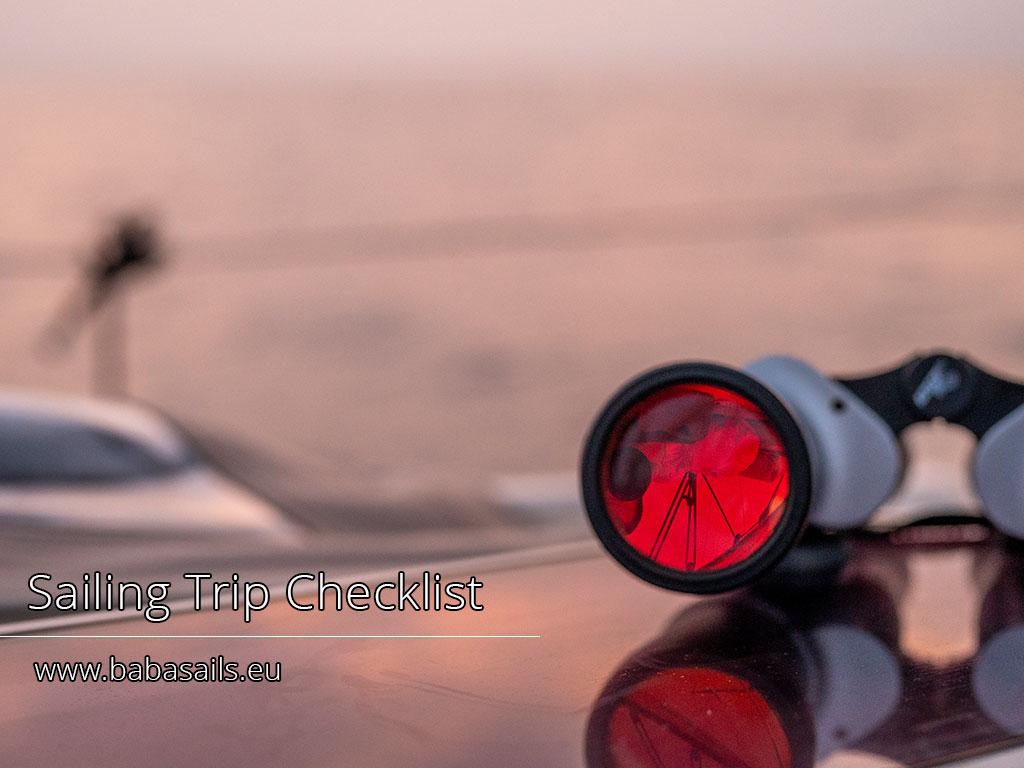 Sailing Trip Checklist Babasails Yachting Halkidiki Thessaloniki Greece