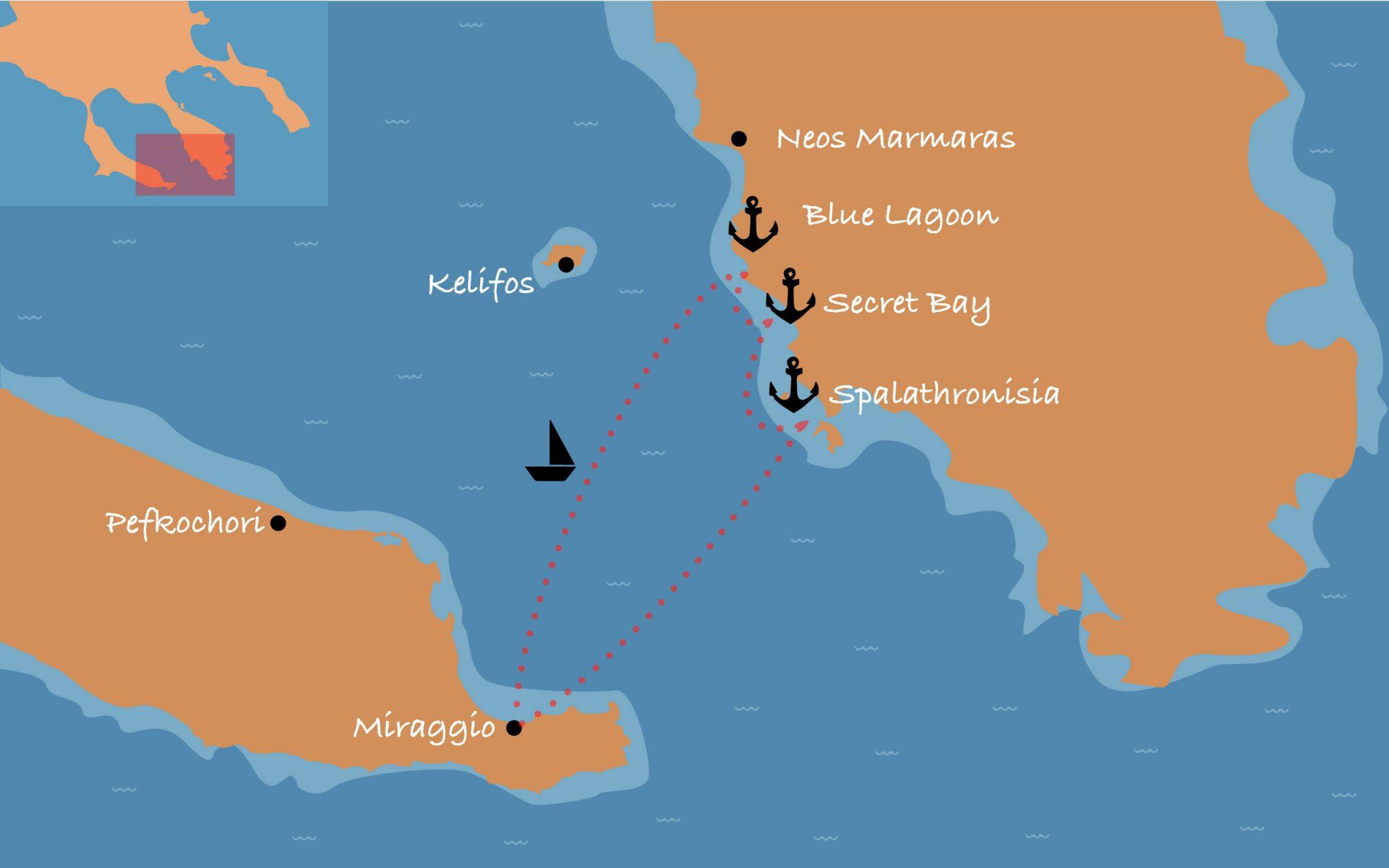 Half Day Sailing Cruise Halkidiki - Babasails Yachting Halkidiki Greece