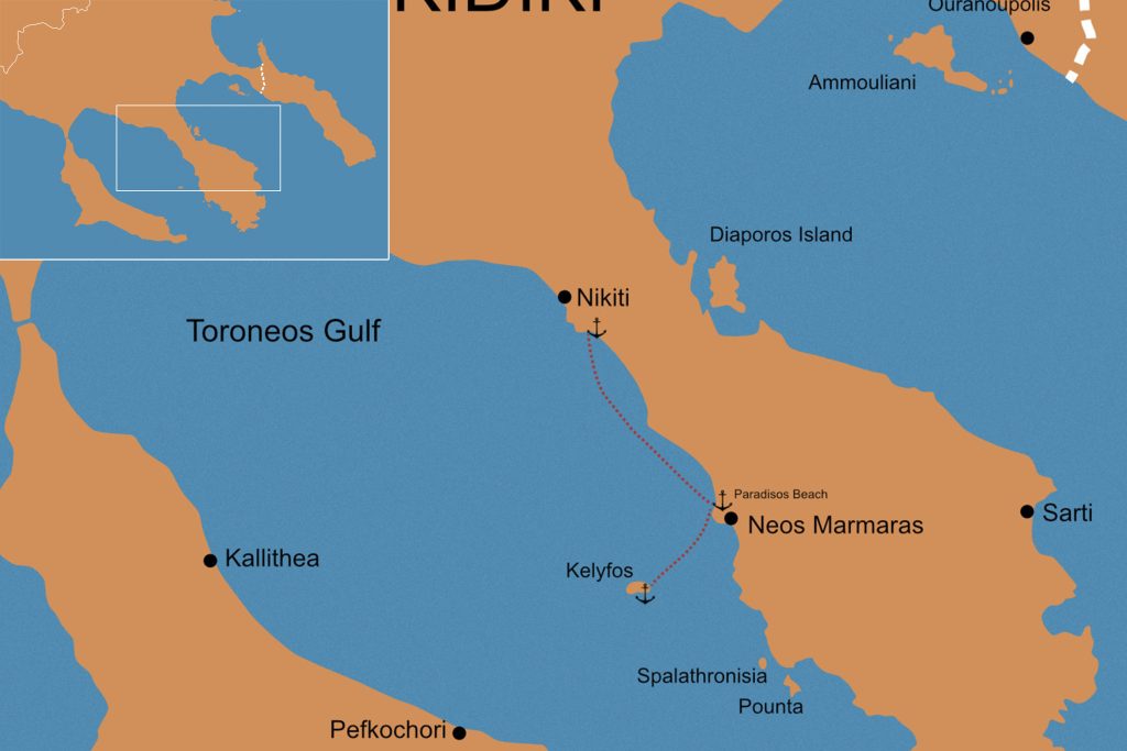 Half-Day Sailing Cruise from Nikiti (5 Hours)