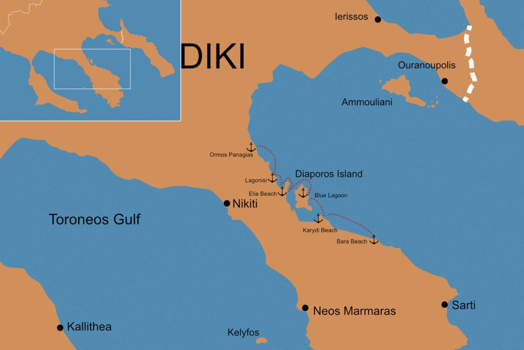 Day Sailing Cruise Sithonia